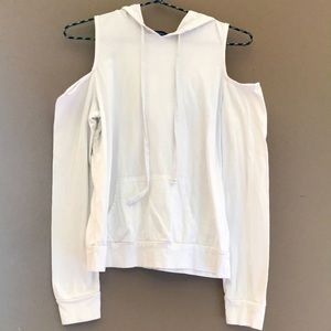 Cold shoulder hoodie